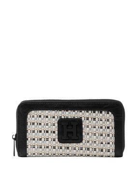 Billetera Grande Aztecas Negra Humana