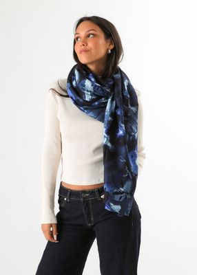 Imagen 2 del producto Pañuelo Estampado Marta Negro Humana