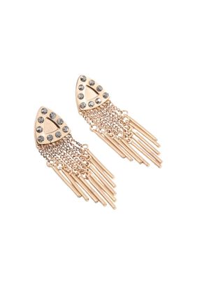 Aros Largo Triángulo Dorado Humana