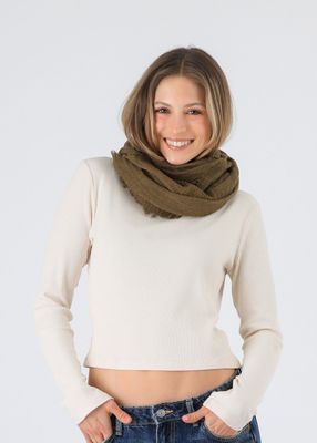 Imagen 2 del producto Pañuelo Liso Rosa Verde I-D