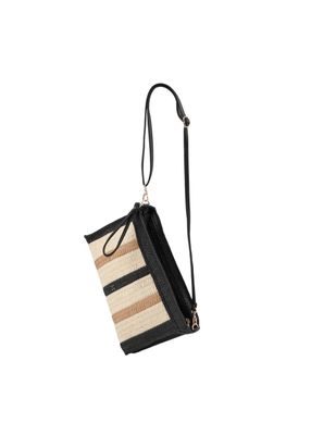 Imagen 2 del producto Cartera Bandolera Ana Tejida Negro Playa Humana