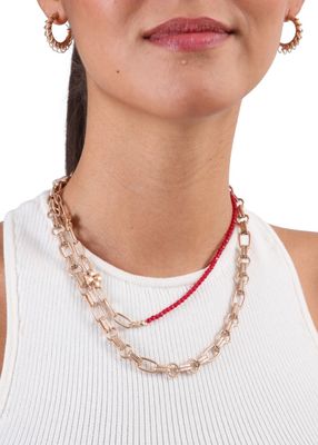 Imagen 2 del producto Collar Doble Ruby Dorado Humana