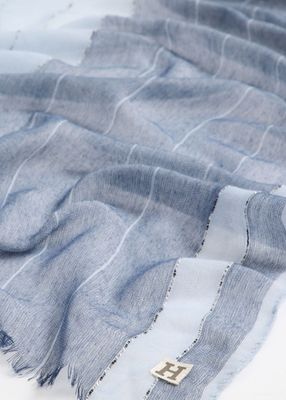 Imagen 2 del producto Pañuelo Liso Hans Franjas Azul Humana