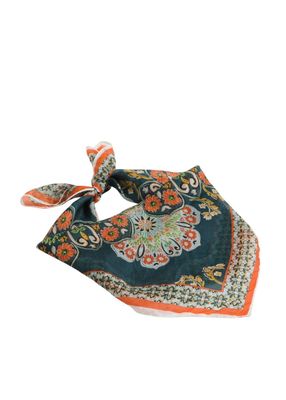 Bandana Estampada César Seda Multi Humana