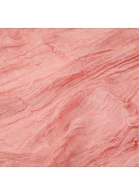 Imagen 2 del producto Pañuelo Liso Peach Rosado Plisado Humana