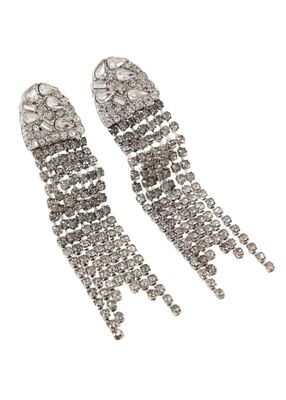 Aros Largo Genesis Plateado Rock In Humana