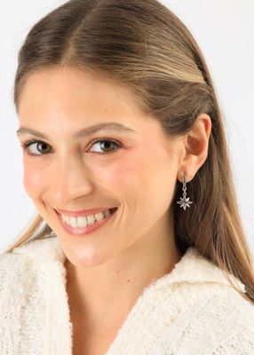 Imagen 2 del producto Aros Argollas Beki Plateado I-D