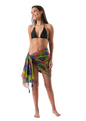 Imagen 2 del producto Pareo Estampado Burgos Rosado i-D