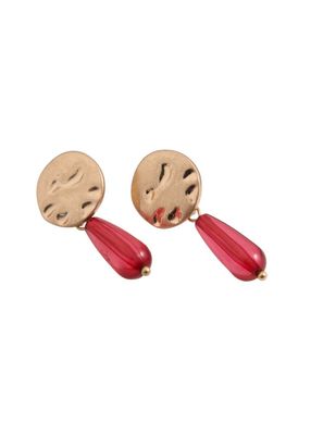 Aros Mediano Rose Dorado Humana