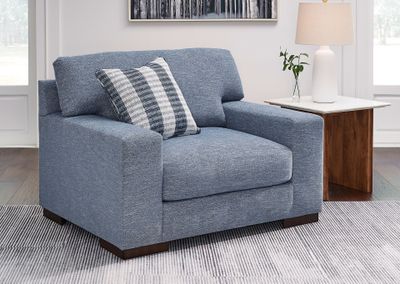 Imagen 2 del producto Sofá 1 cuerpo Nuvella denim lavable