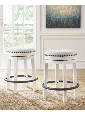 Imagen 2 del producto Taburete bar giratorio Valebeck white