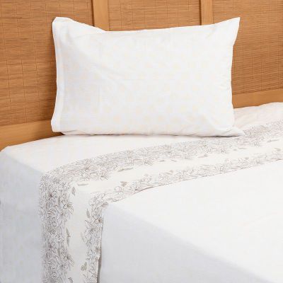 Sábana Mashini 180 Hilos 1.5 P Flora