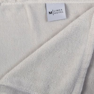 Imagen 2 del producto Frazada Flannel Hotel 2 Plazas Gris Claro