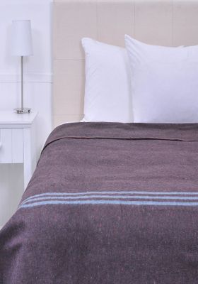 Frazada Termica Queen Lineas Morado