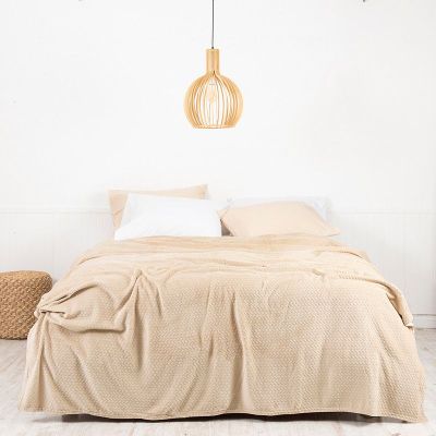 Frazada Coral Embossed 2 P Beige N