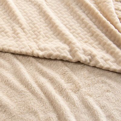 Imagen 2 del producto Frazada Coral Embossed 2 P Beige N