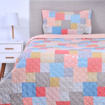 Quilt Cosido Patchwork Mashini 1.5 P Geminis