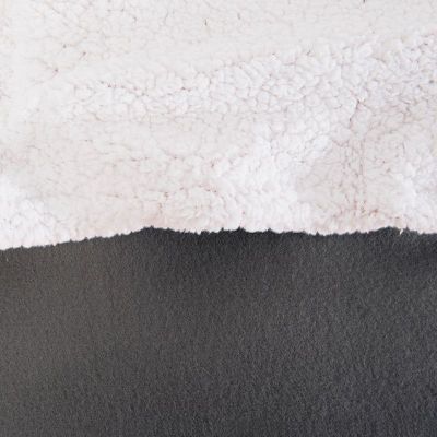 Imagen 2 del producto Frazada Polar-Sherpa Lisa 2 P Gris1 N