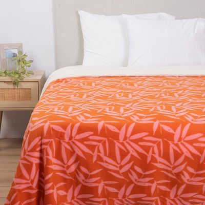 Imagen 1 del producto Frazada Polar-Sherpa Estampada 2 P tulipan