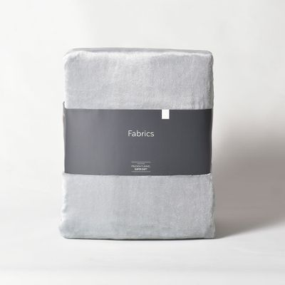 Frazada Flannel basica S.king gris claro
