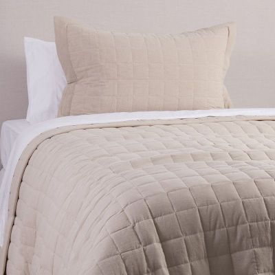 Cubrecama quilt oxford 1.5 PL Beige