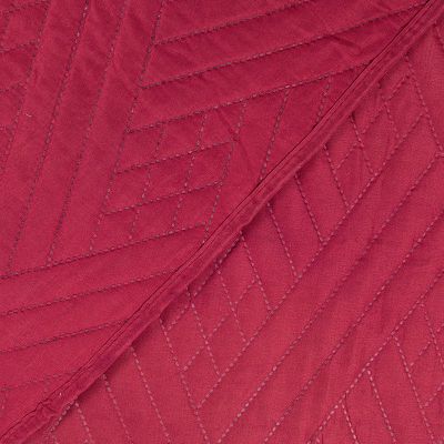 Imagen 2 del producto Set Quilt Liso + Sabana Liso King Rojo