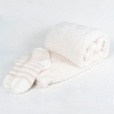 Imagen 2 del producto Set Regalable manta+calcetas Crudo