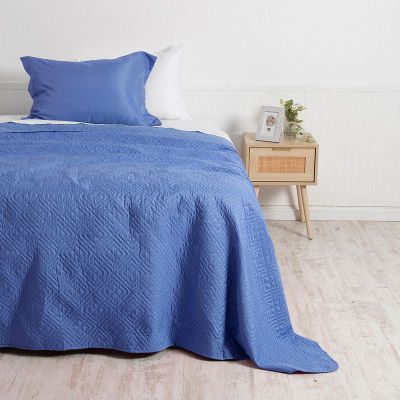 Quilt Cordoba lisa 1.5 P Azul