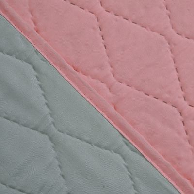 Imagen 2 del producto Quilt MF 1.5 Plazas Varosha Gris-Coral