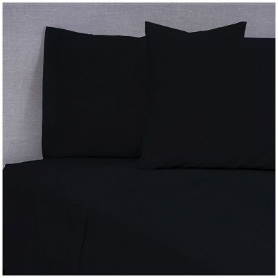 Imagen 1 del producto Sabana lisa 144 Colores King Negro