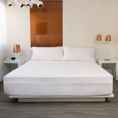 Sabana Encimera Hotel Set 200 H 50/50 king P blanc