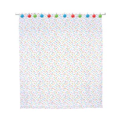 Imagen 2 del producto Set Cortina 2 Pzas Puntos Verde