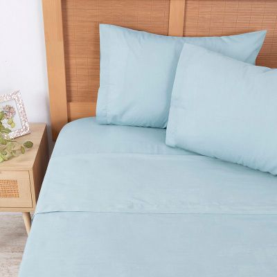 Imagen 1 del producto Sábana 200H Lisa King Celeste