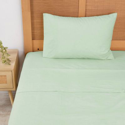 Sábana 144 Hilos Colores Lisos 1.5 P Verde N