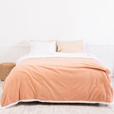 Frazada Polar-Sherpa Lisa 2 P Camel