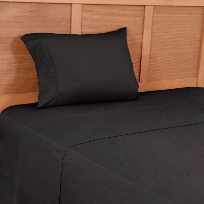 Imagen 1 del producto Sabana MF Lisa Embossed 1.5 P Negro