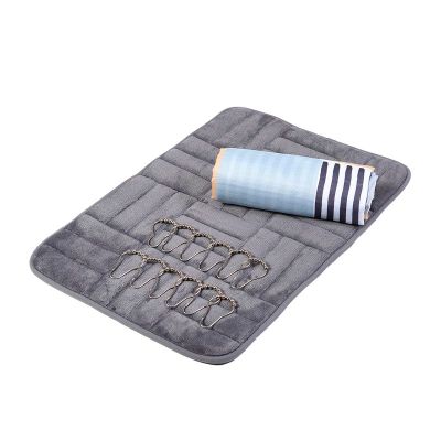 Set Cortina+Piso Baño 3 Pzas  Julie