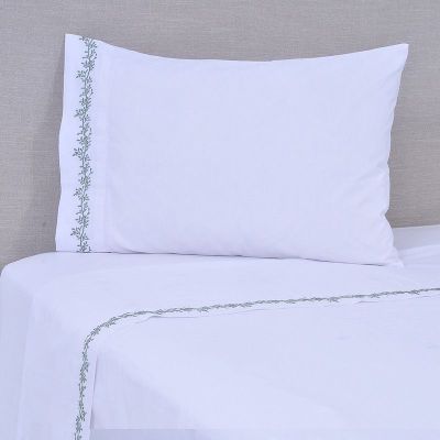 Imagen 1 del producto Sábana Bordada 180 Hilos 1.5 P Ramas Verde