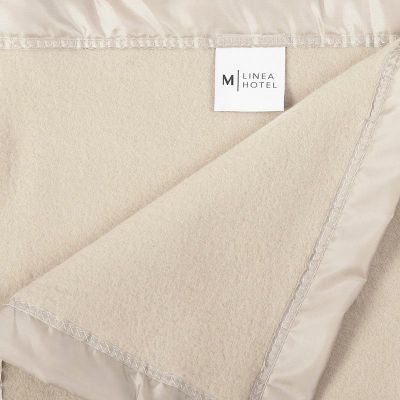Imagen 2 del producto Frazada Polar Borde Satin Hotel 1 P Crudo