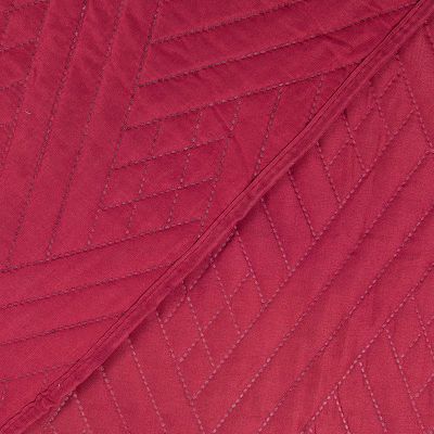 Imagen 2 del producto Set Quilt Liso + Sabana Liso 1.5 P Rojo