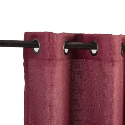 Imagen 2 del producto Set Cortina jqd Rustica 8pzas Argolla 140x220 Burd