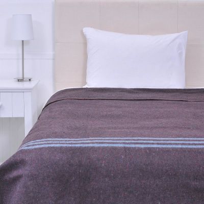 Frazada Termica Single Lineas Morado