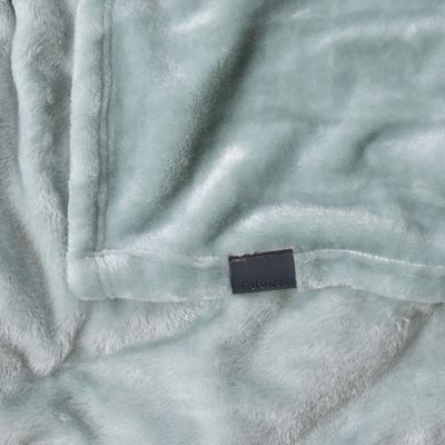 Imagen 2 del producto Frazada Flannel basica 2Pturquesa Fabrics