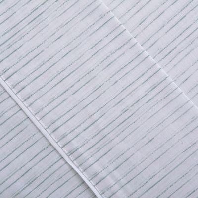 Imagen 2 del producto Sabana Estampada  180 h  King azul rayas