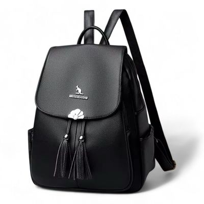 Imagen 2 del producto Mochila de Mujer Chic Cuero Pu Suave Juvenil Impermeable Gran Capacidad