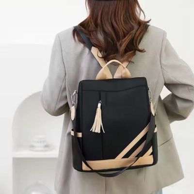 Imagen 2 del producto Mochila Antirrobo Mujer Impermeable Urbana Multiuso Estilo Vers til y Seguro