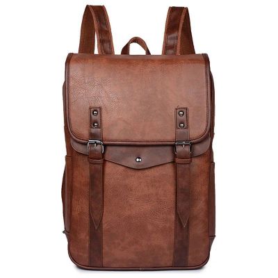 Mochila Bolso MOVAC Supreme Elegante de Cuero PU Gran Capacidad.