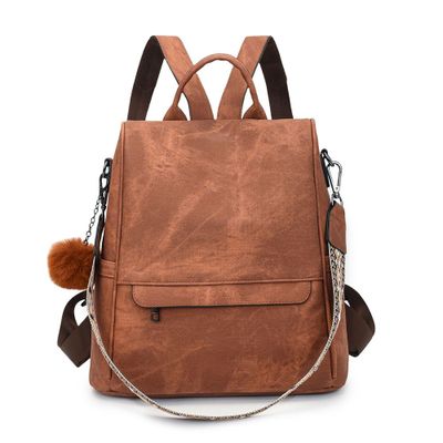 Mochila Movac Antirrobo Chic para Mujer de Cuero PU Multiuso