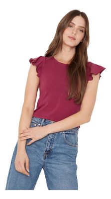 Imagen 2 del producto Polera Gracia Alitas Iii Uva Jacinta Tienda