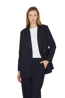 Imagen 2 del producto Blazer Bowen lineas azul Jacinta Tienda